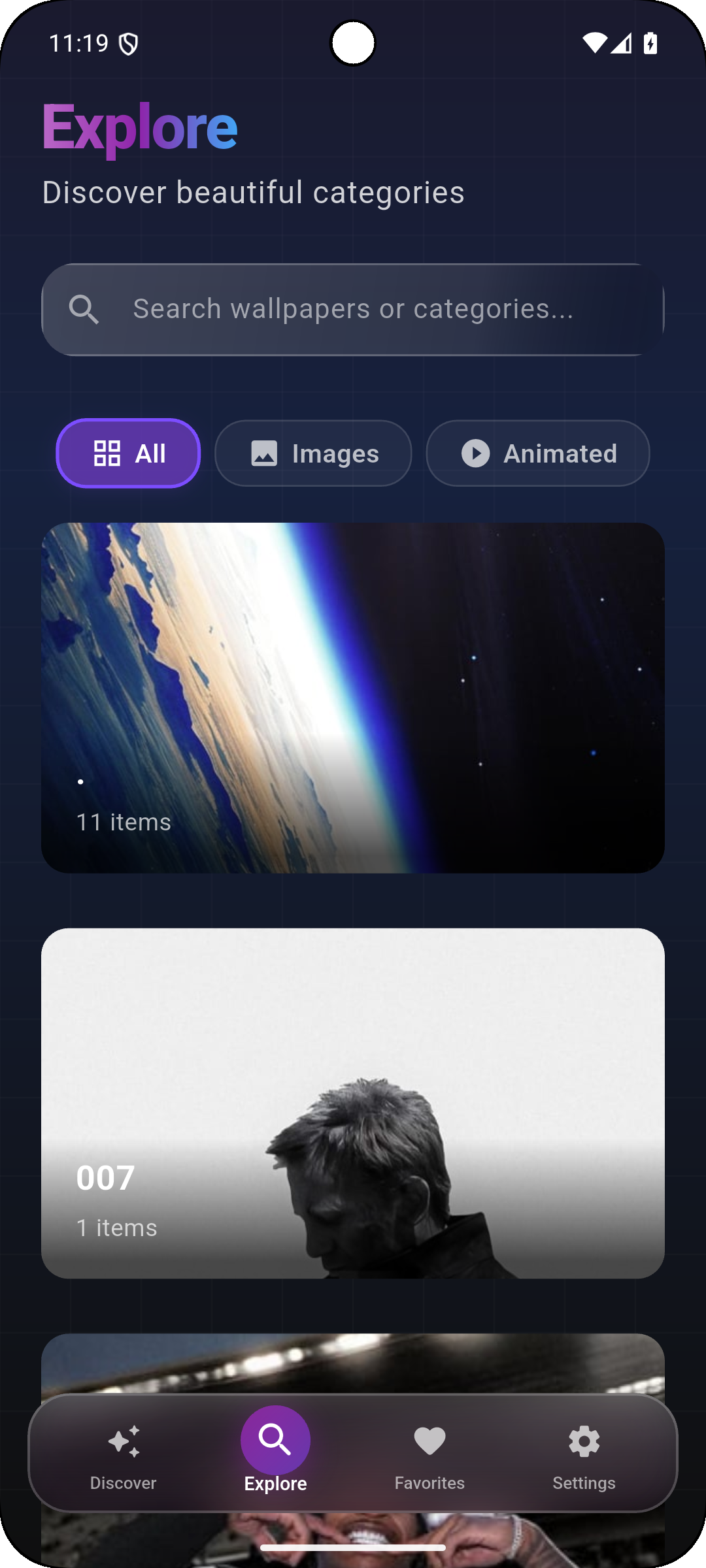 Categories & Search